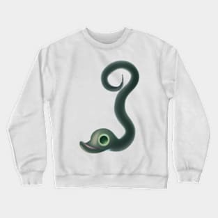 Cute Eel Drawing Crewneck Sweatshirt